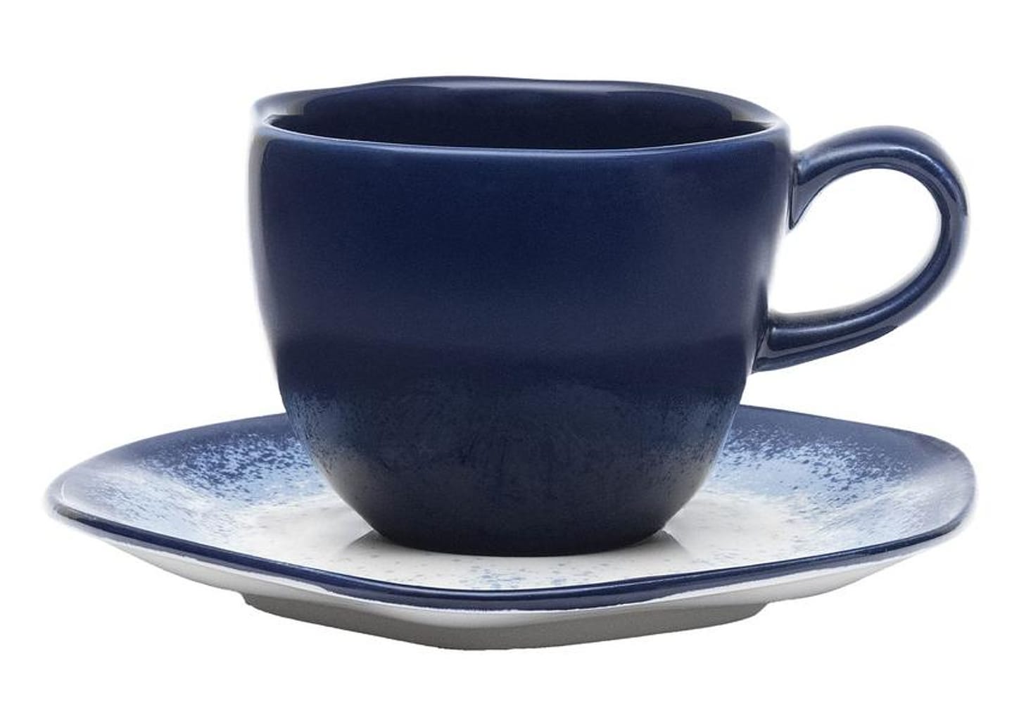 Aparelho de Jantar e Chá 20 Peças Oxford de Porcelana Azul Ryo Galápagos
