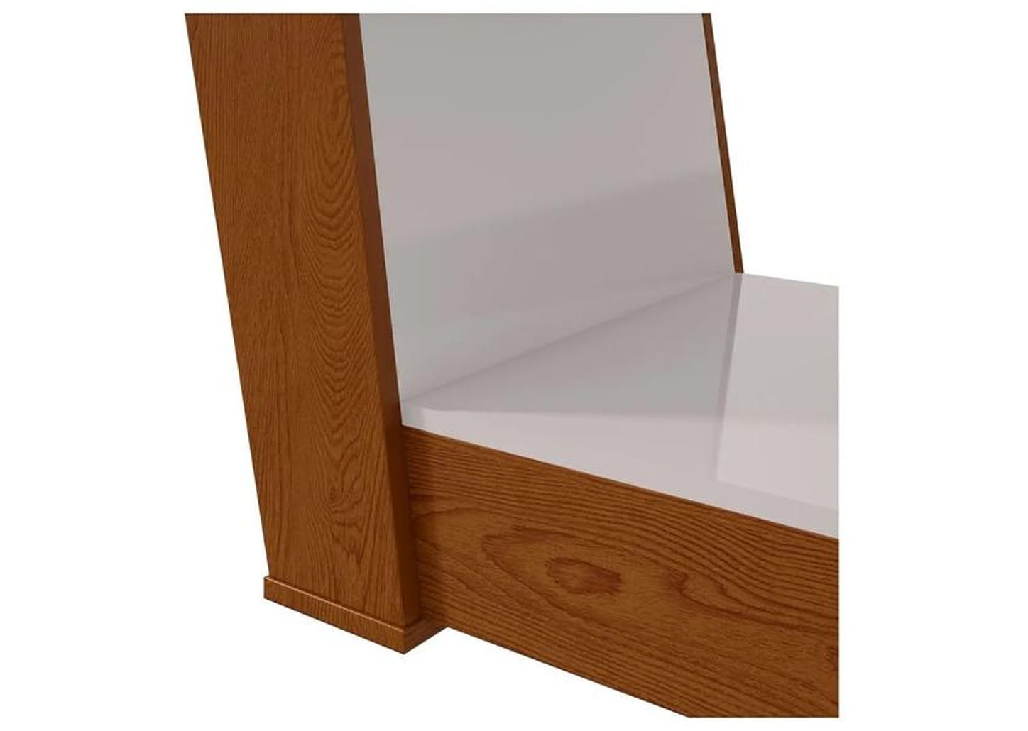 Mesa de Jantar 6 Cadeiras Retangular Frassino e Off White Móveis Lopas Apogeu