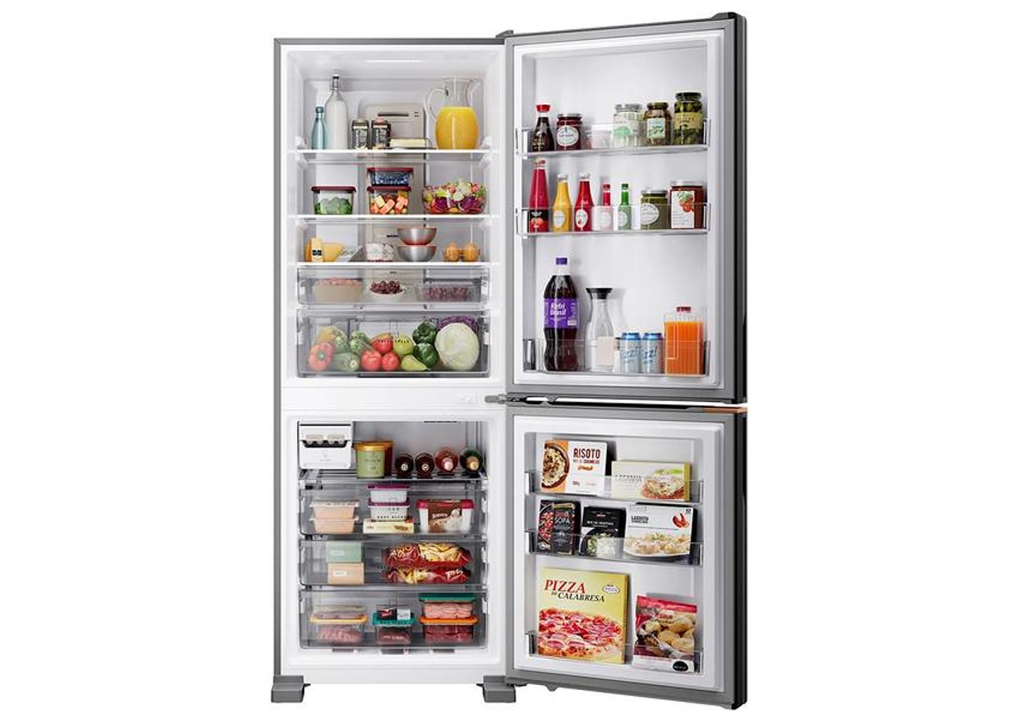 Geladeira/Refrigerador Brastemp Frost Free Inverse Inox 500L BRE66AK Bivolt