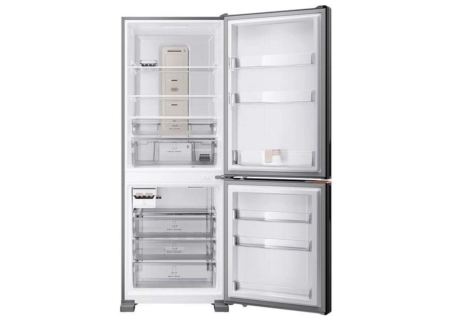 Geladeira/Refrigerador Brastemp Frost Free Inverse Inox 500L BRE66AK Bivolt
