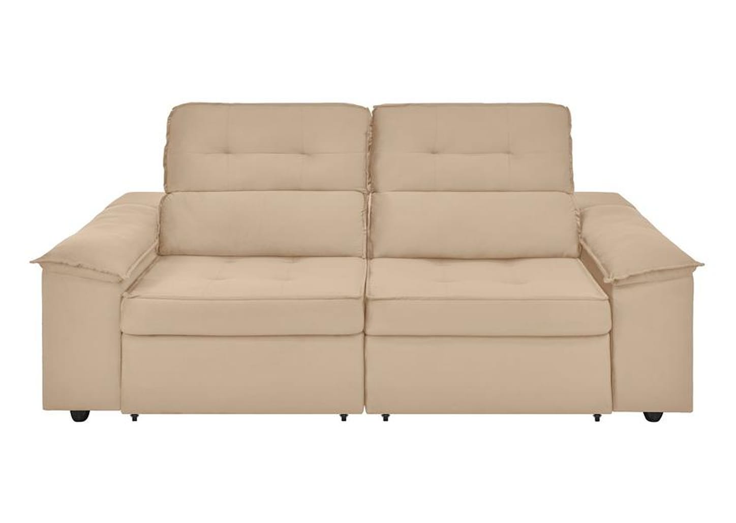 Sofá 3 Lugares Retrátil Reclinável Veludo Kratos SMP