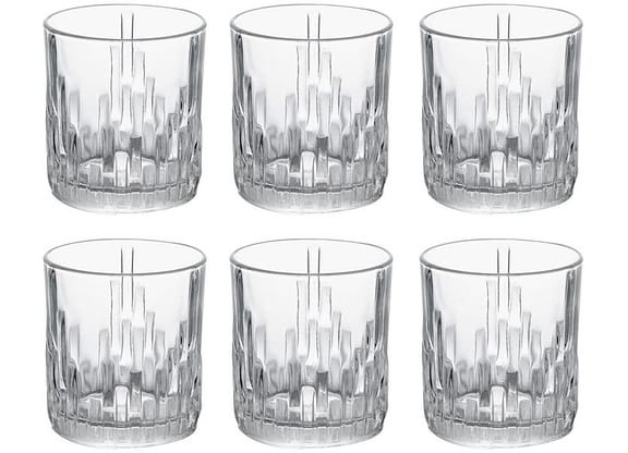 Jogo de Copos de Vidro 230ml 6 Peças Hauskraft Tróia