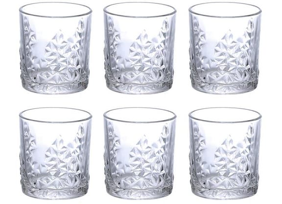 Jogo de Copos de Vidro 230ml 6 Peças Hauskraft Mileto