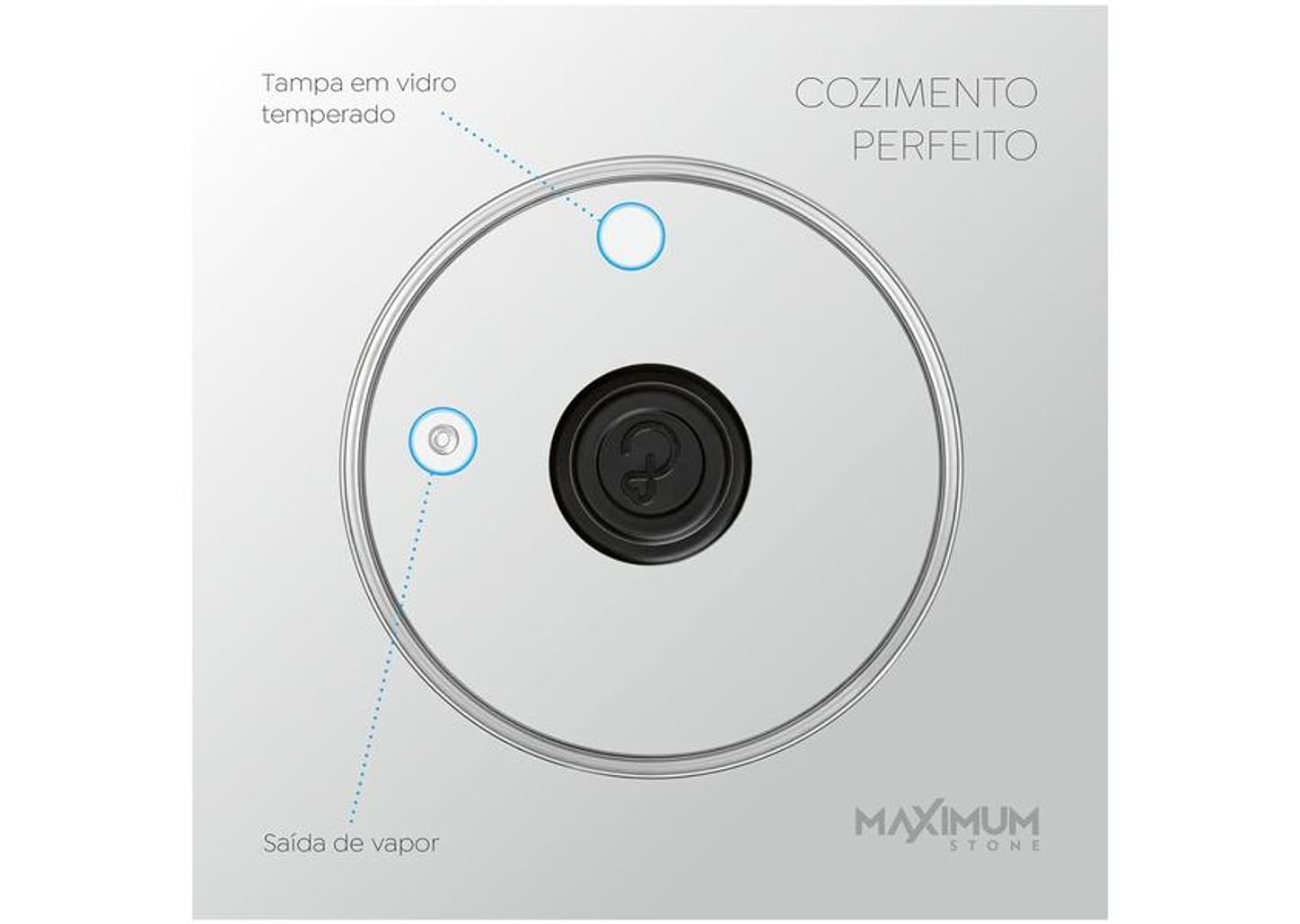 Panela Wok Antiaderente Panelux de Alumínio Maximum Stone Verde 32cm