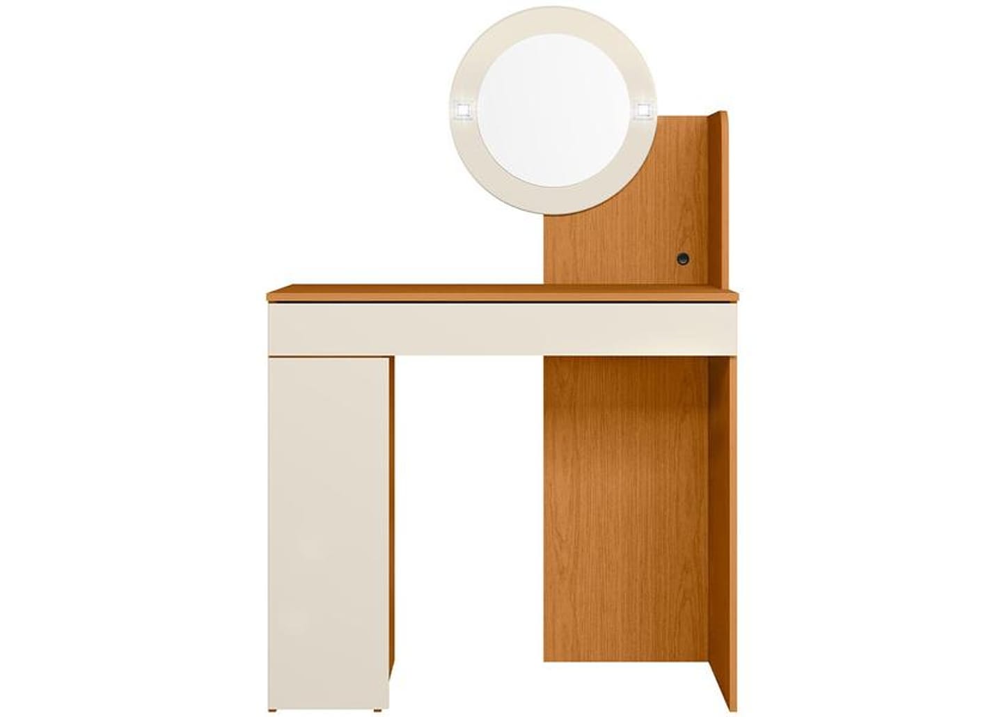 Penteadeira com Espelho e LED Móveis Albatroz Aurea