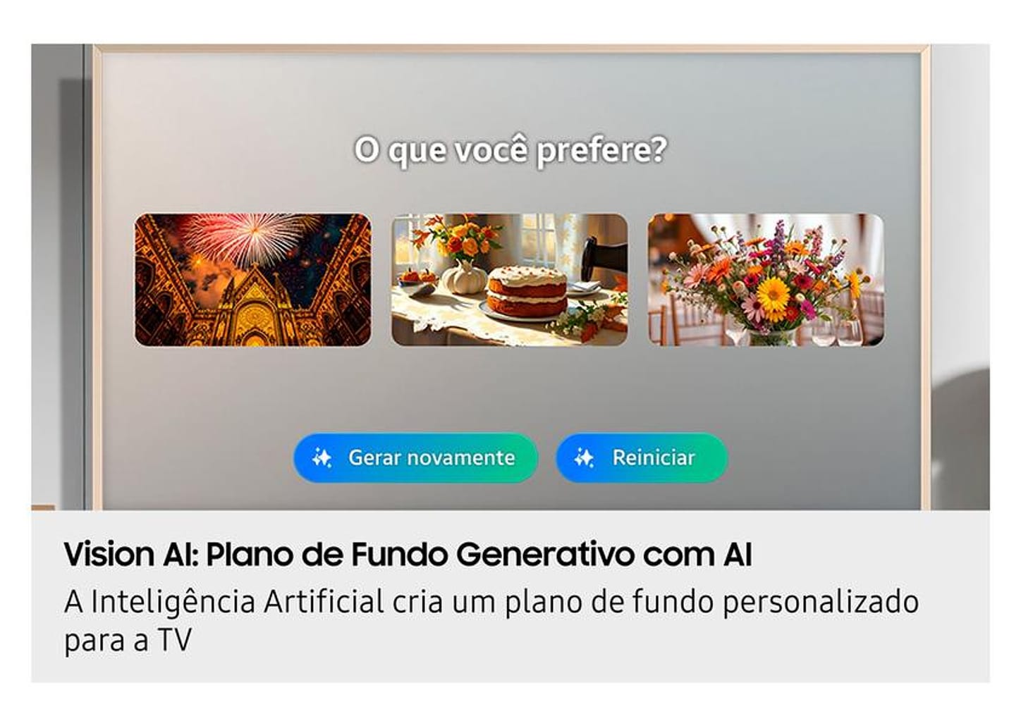 Smart TV 55" Samsung 4K The Frame LS03F QN55LS03FAGXZD Tizen 2025