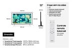 Smart TV 55" Samsung 4K The Frame LS03F QN55LS03FAGXZD Tizen 2025