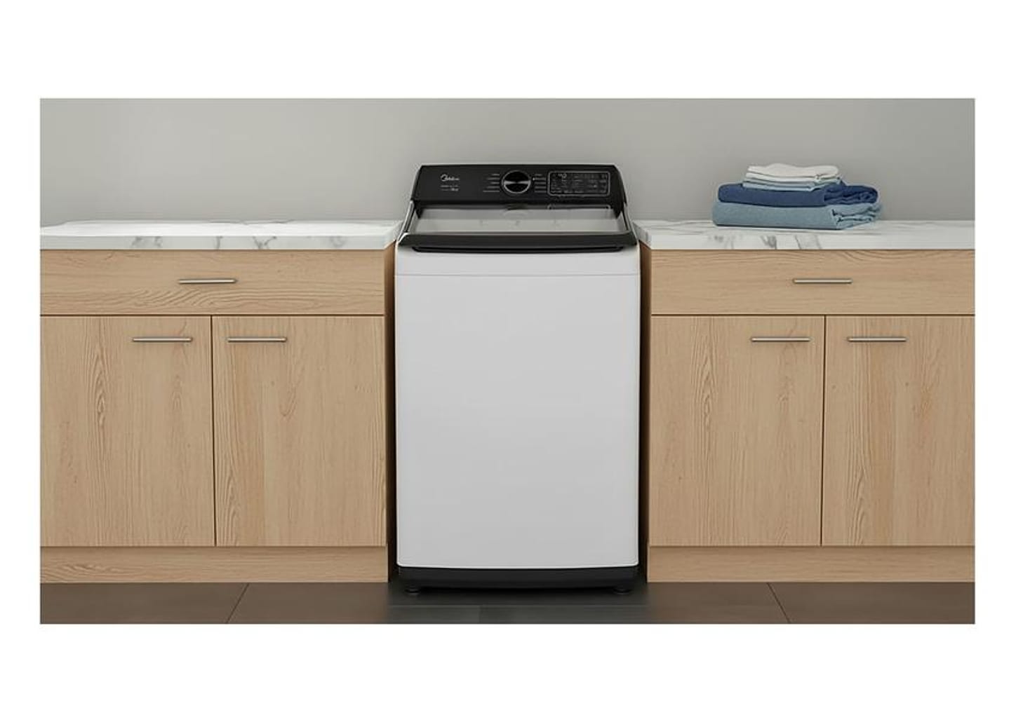 Lavadora de Roupas Midea 12kg 10 Programas de Lavagem Branco Wave Impeller MAV04W120/WKBR05