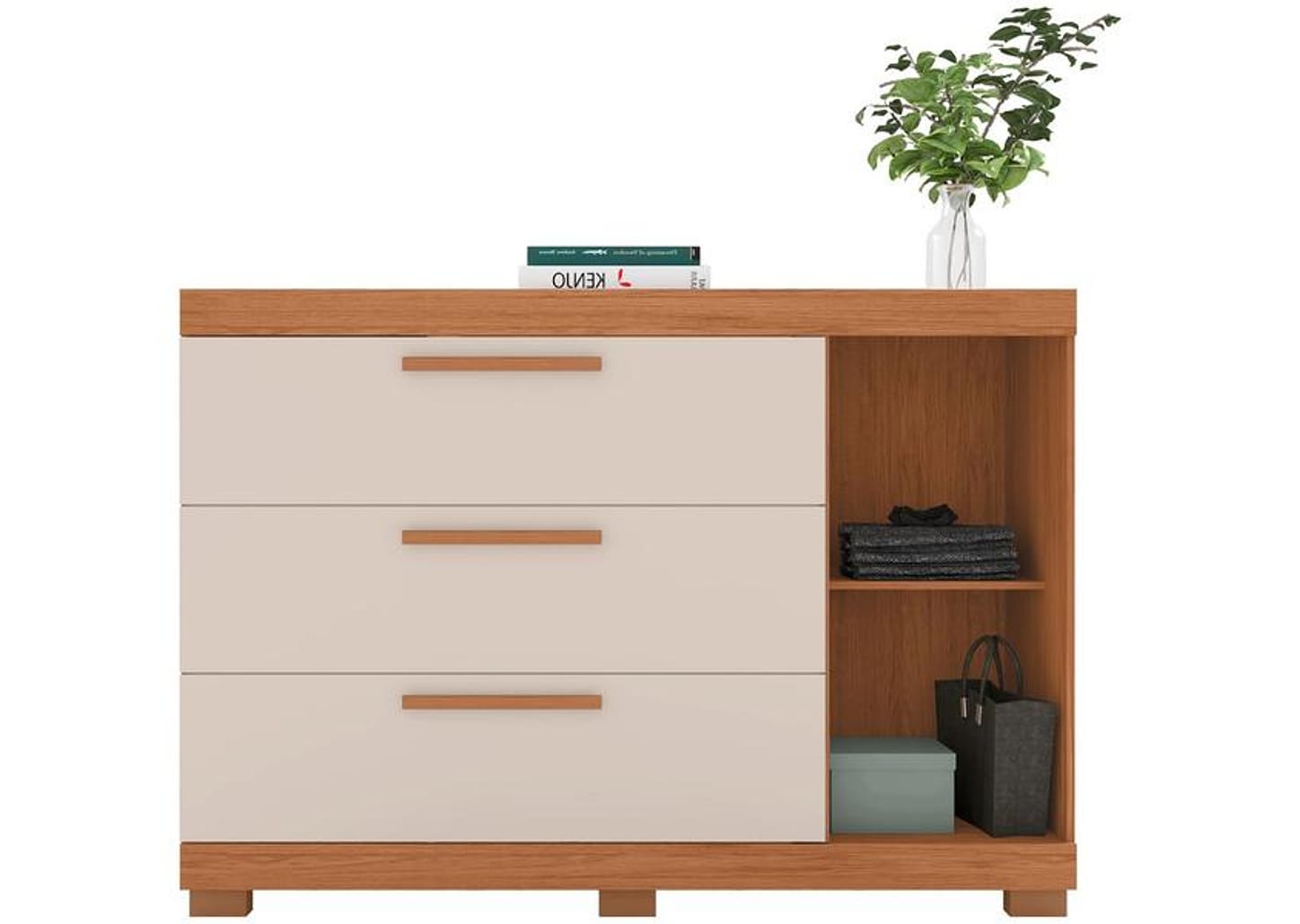 Cômoda Multiuso 3 Gavetas Caemmun Éden