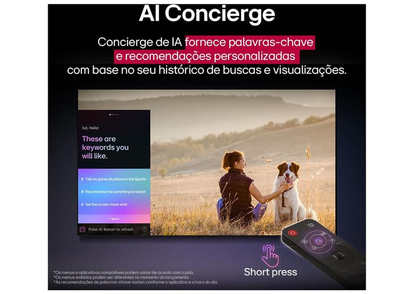 Smart TV 86" LG 4K Ultra HD QNED 86QNED82ASG webOS 25 α7 AI Processor 4K Gen8 Alexa 3 HDMI