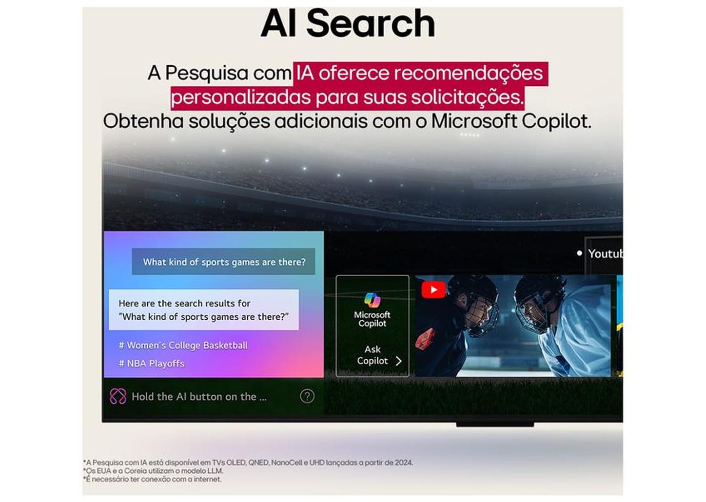 Smart TV 86" LG 4K Ultra HD QNED 86QNED82ASG webOS 25 α7 AI Processor 4K Gen8 Alexa 3 HDMI