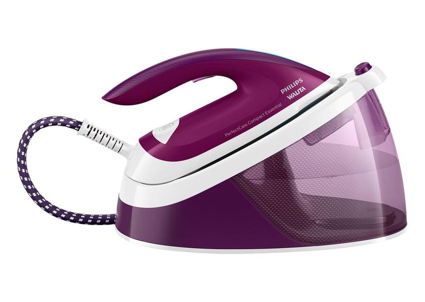 Ferro de Passar Roupa a Vapor e a Seco Philips Walita Compact Essential PerfectCare Branco e Roxo GC6842/32