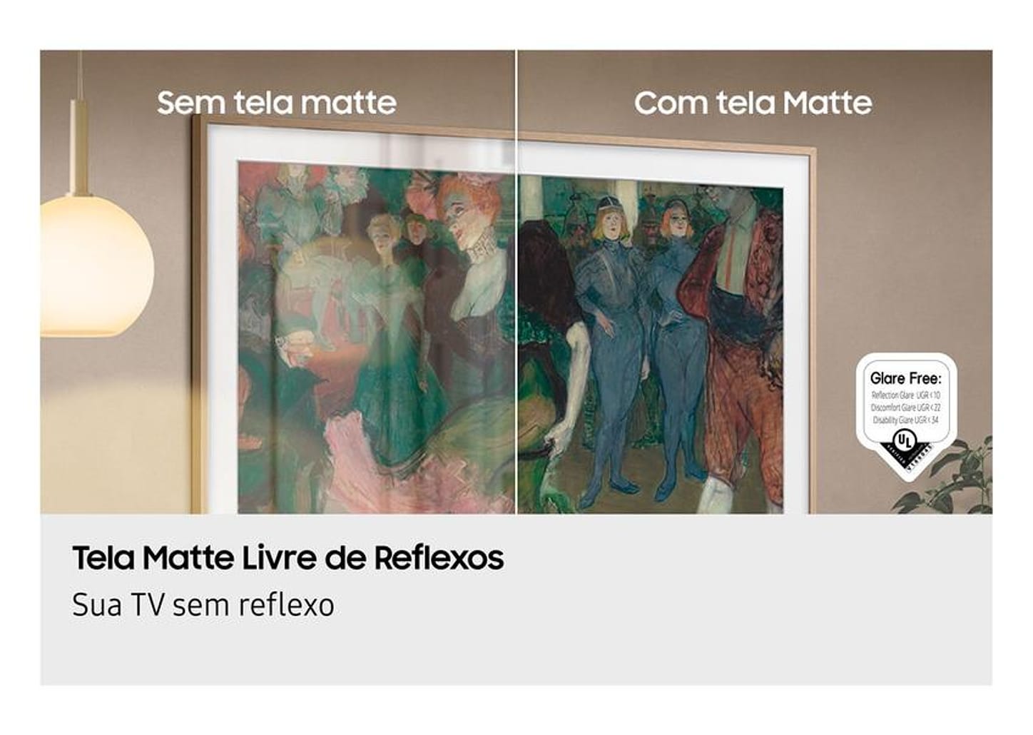 Smart TV 43" Samsung 4K The Frame LS03F Tizen QN43LS03FAGXZD 2025