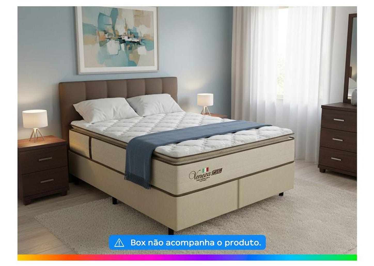 Colchão King Gazin de Molas Ensacadas 35x193x203cm Veneza