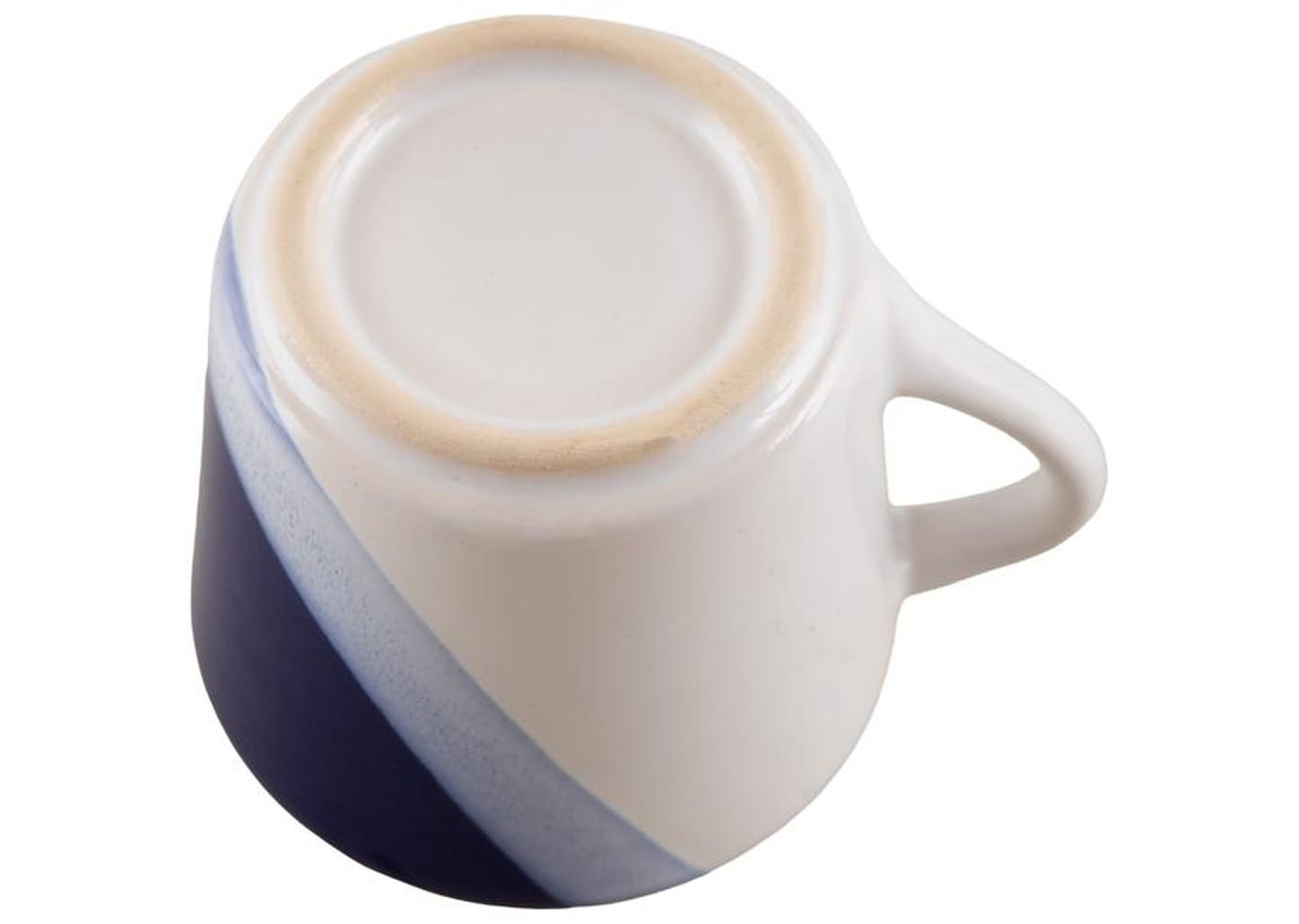 Aparelho de Jantar e Chá 20 Peças Cerâmica Brasilia Redondo Branco e Azul Cobalto Atual