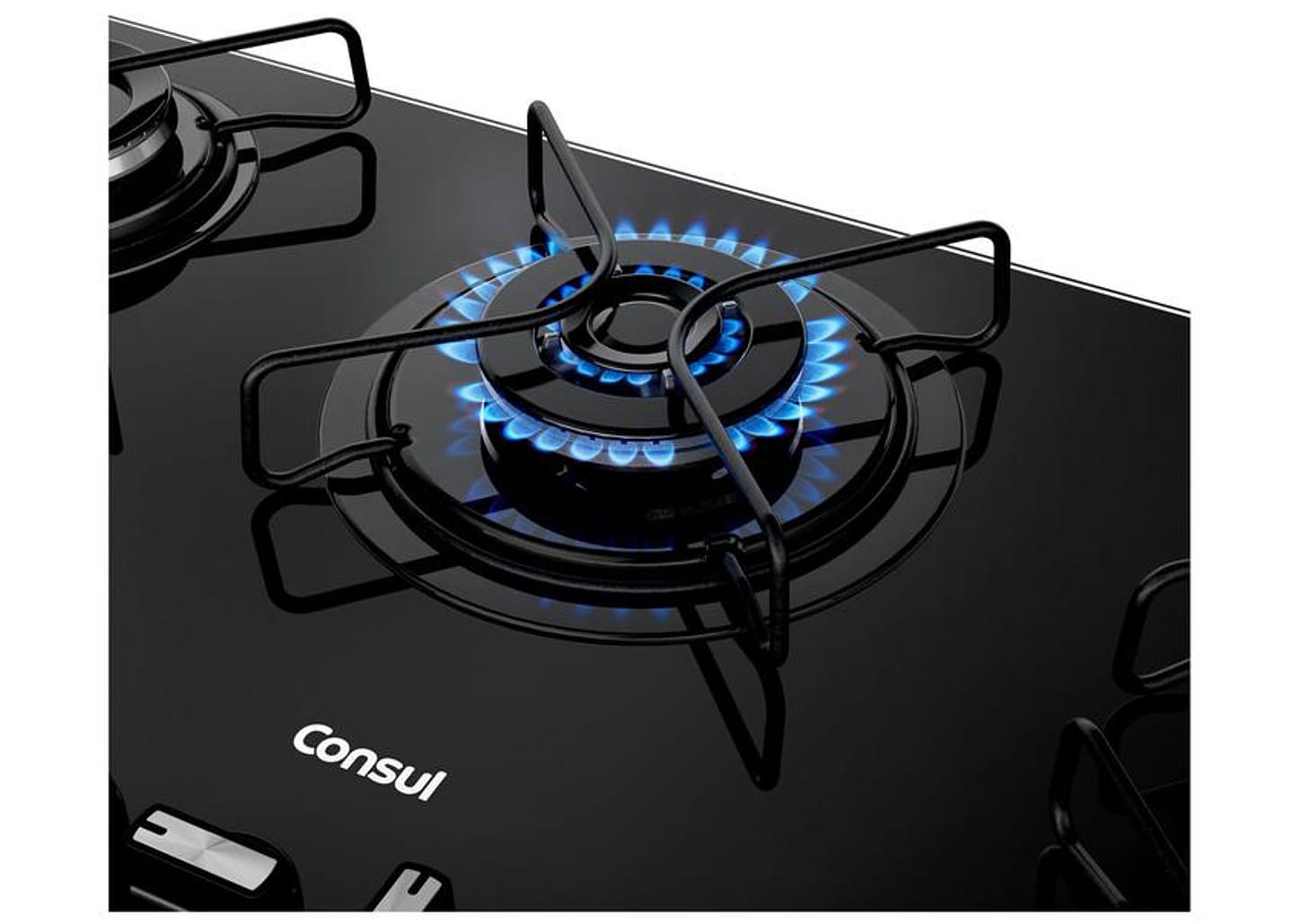 Cooktop 5 Bocas a Gás GLP Consul Preto CDS75AE