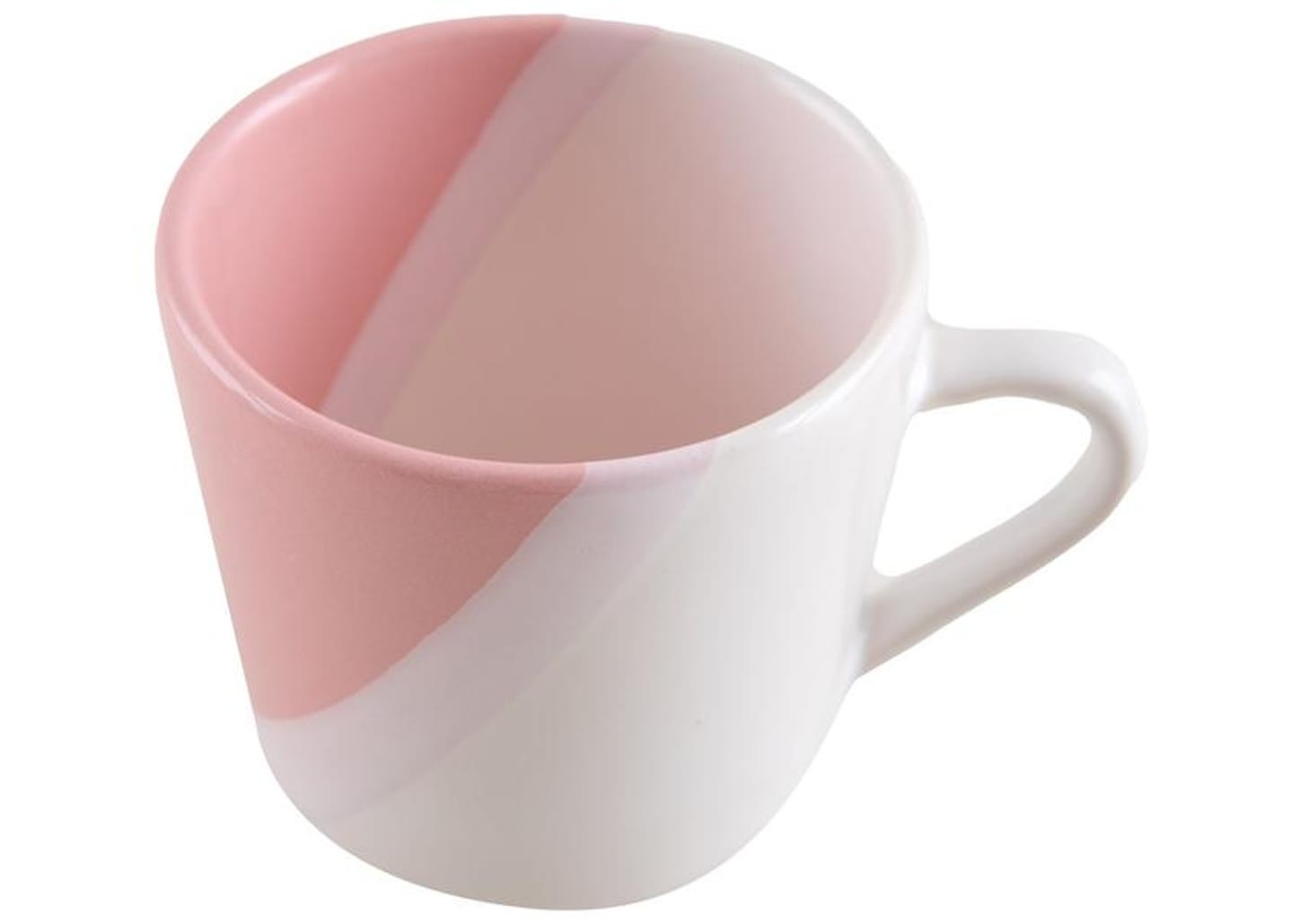 Aparelho de Jantar e Chá 20 Peças Cerâmica Brasilia Redondo Branco e Rosa Atual