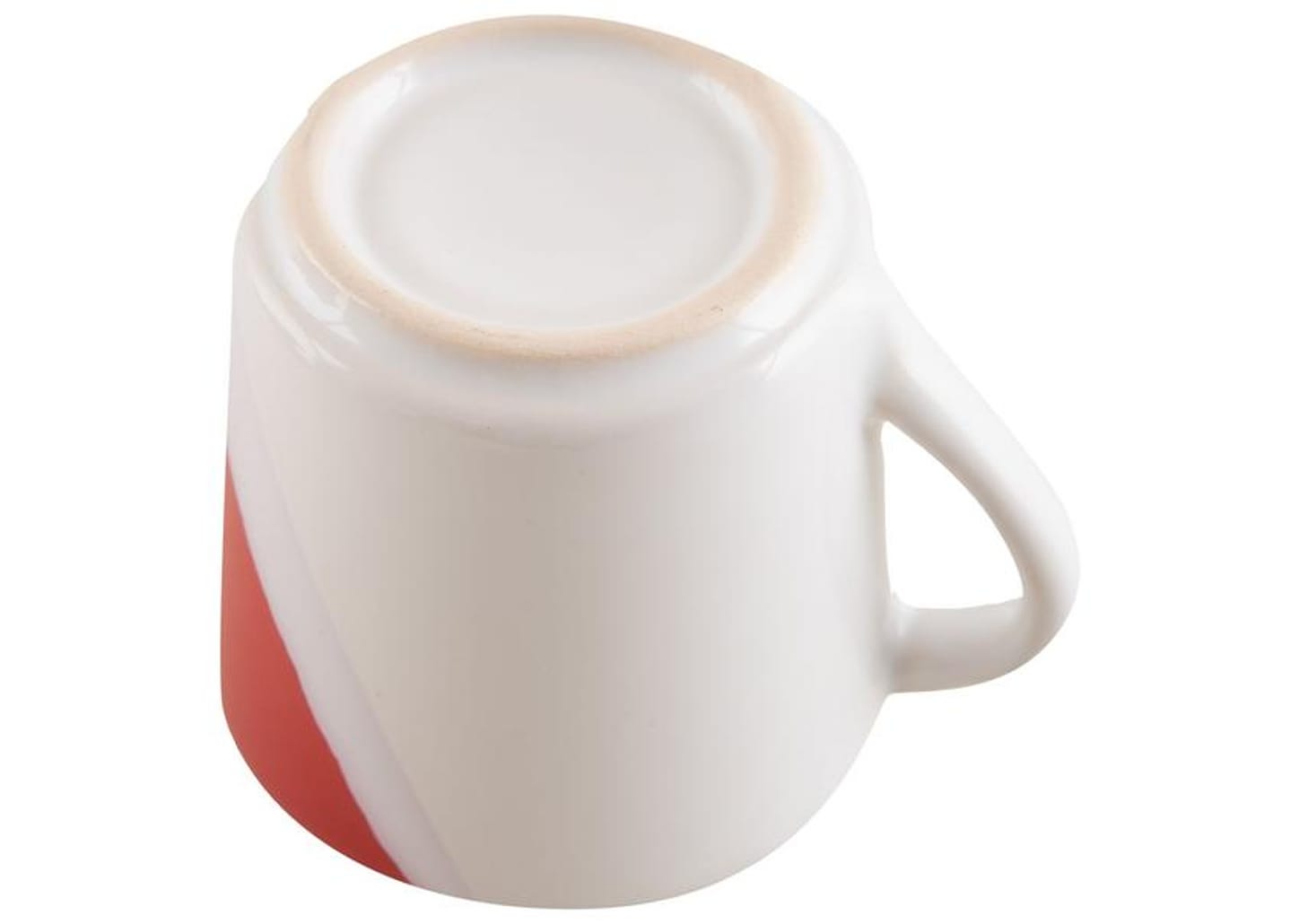 Aparelho de Jantar e Chá 20 Peças Cerâmica Brasilia Redondo Branco e Vermelho Atual