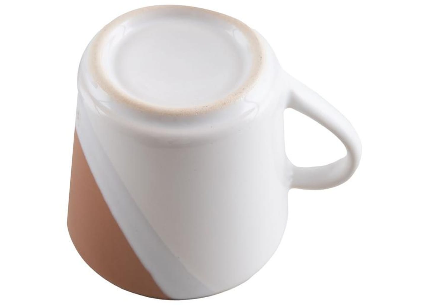 Aparelho de Jantar e Chá 20 Peças Cerâmica Brasilia Redondo Branco e Chocolate Atual