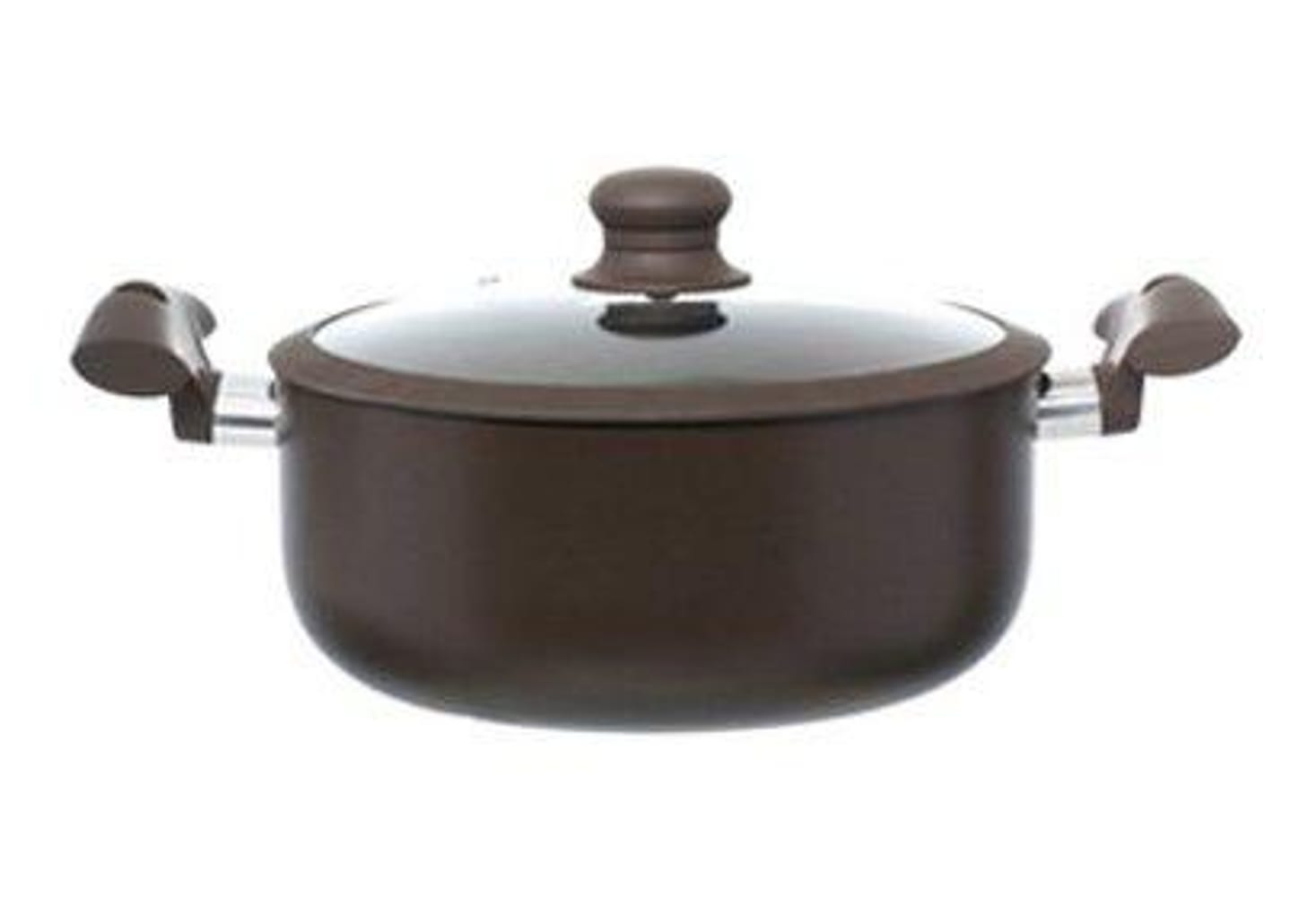 Jogo de Panelas Hauskraft Antiaderente de Alumínio Marrom 5 Peças Carmin