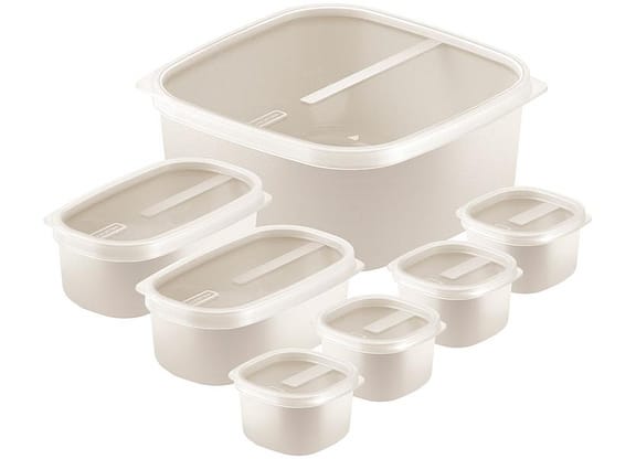 Jogo de Potes Herméticos Tramontina com Tampa MixColor 7 Peças