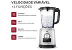 Liquidificador Wap Prosdócimo WB2000 Preto e Cinza 2L FW010340