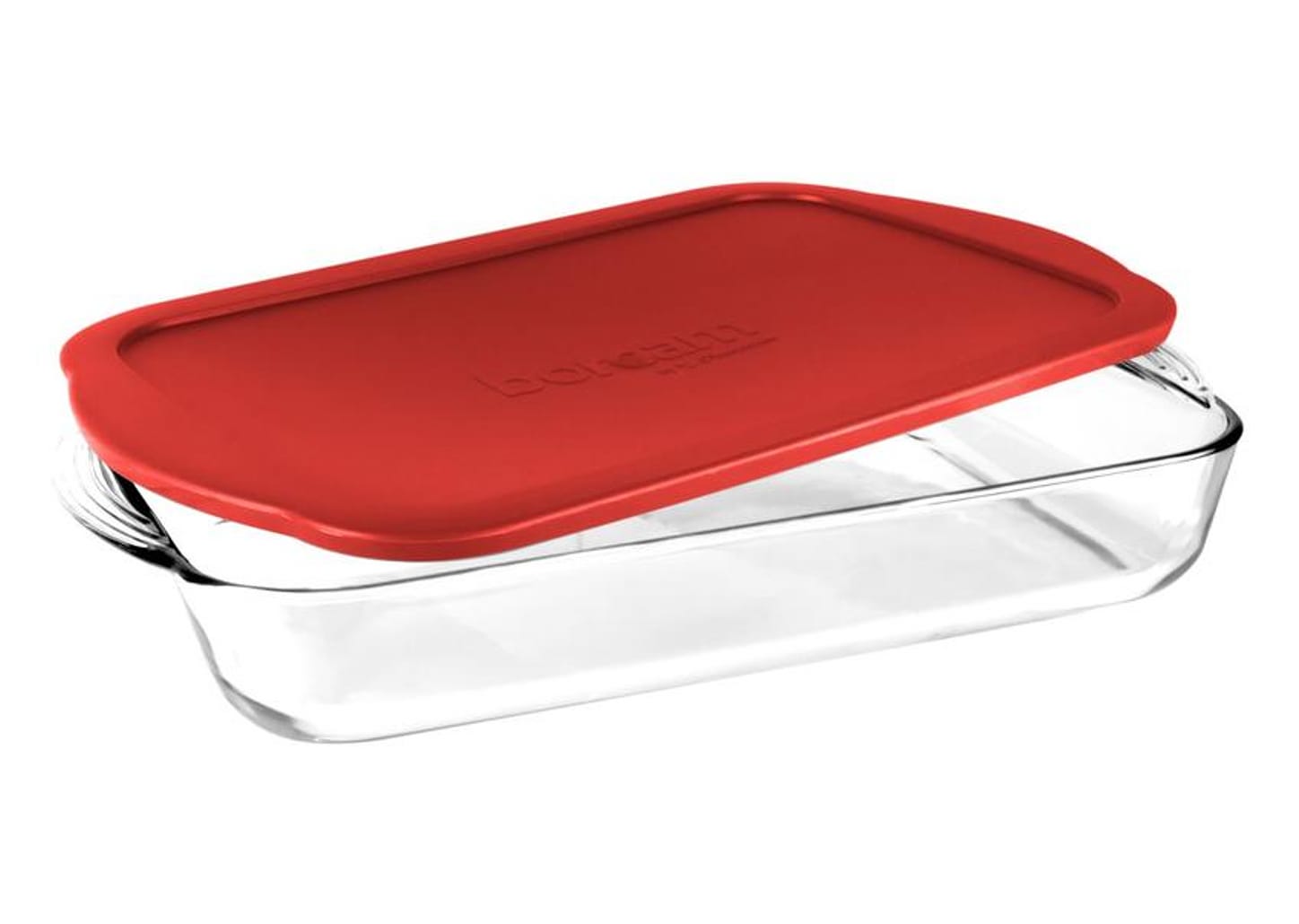 Travessa de Vidro com Tampa Retangular 41x6,5x26cm Pasabahce Borcam