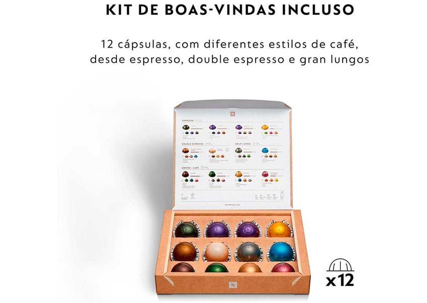Cafeteira Nespresso Vertuo POP+ GCV6BR Titânio GCV6-BR-TI-NE