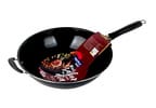 Panela Wok Antiaderente Fratelli Inox Profissional Preta 34cm
