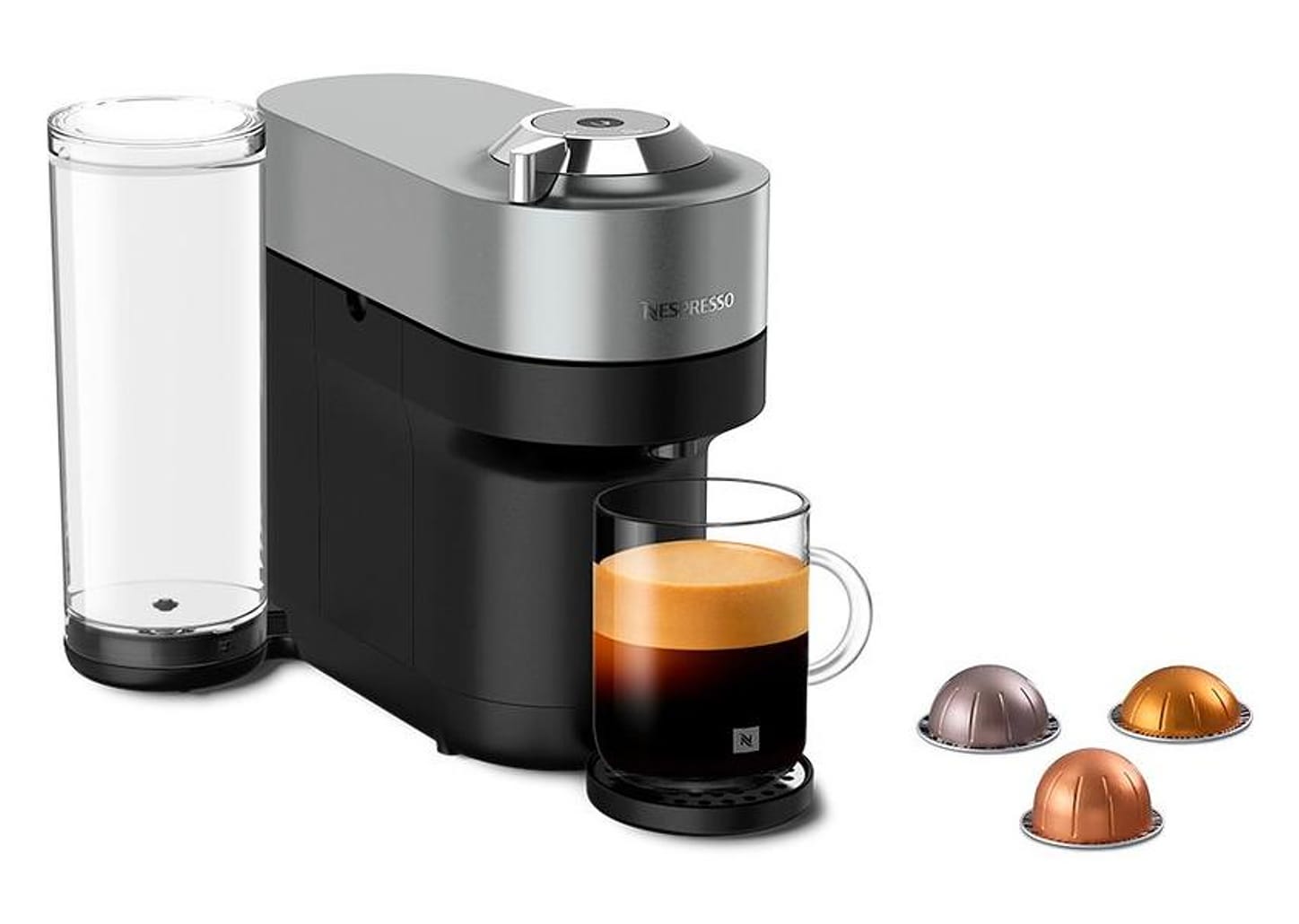 Cafeteira Nespresso Vertuo POP+ GCV6BR Titânio GCV6-BR-TI-NE