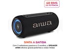 Caixa de Som Aiwa AWS-SP-04-LB Bluetooth Portátil 40W USB