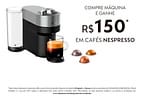 Cafeteira Nespresso Premium Vertuo Pop+ Titânio