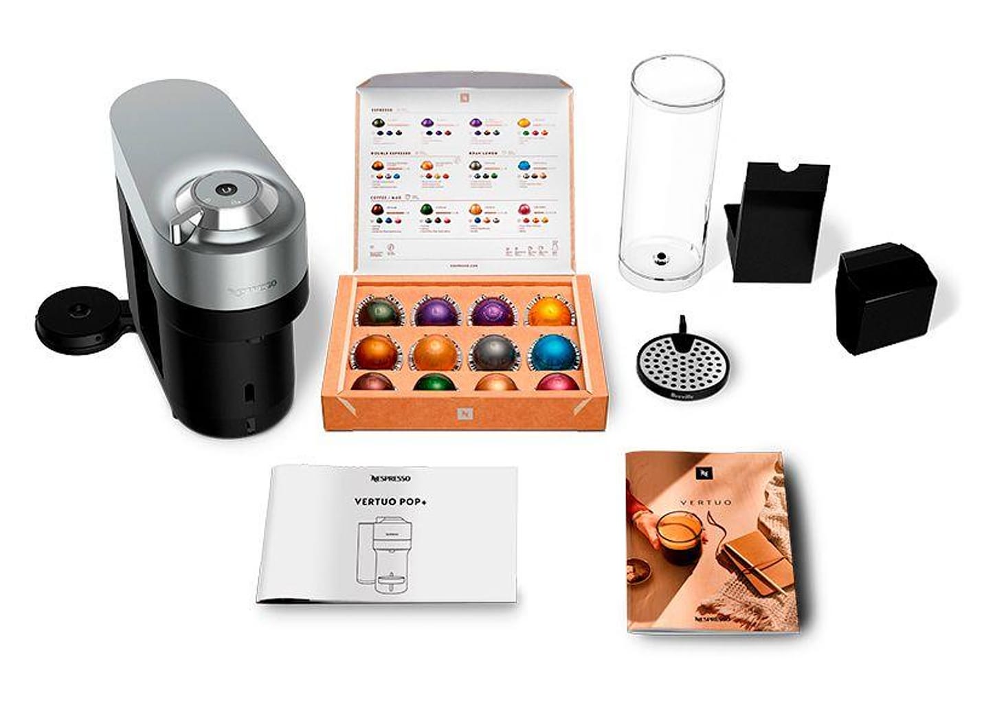 Cafeteira Nespresso Premium Vertuo Pop+ Titânio