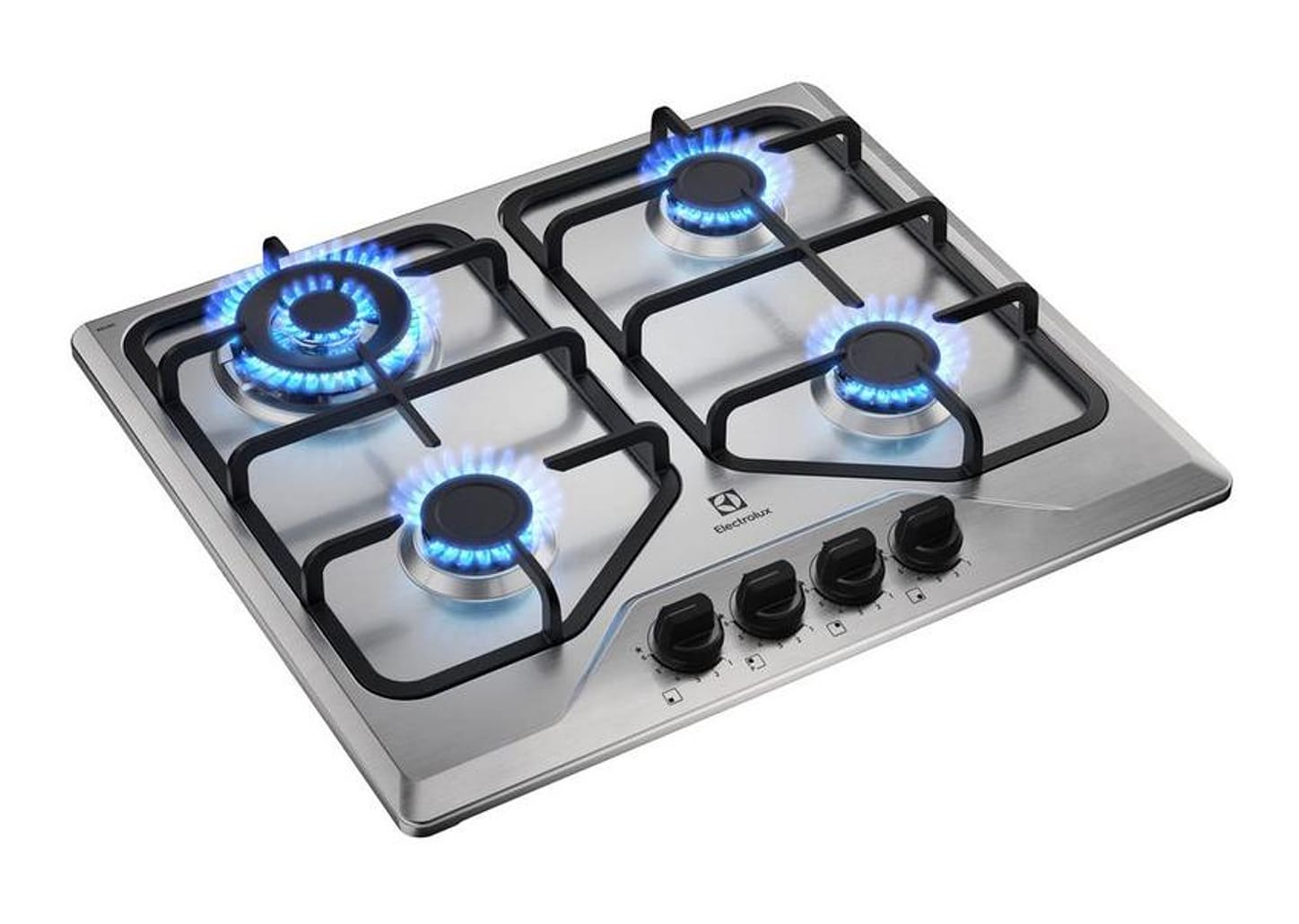 Cooktop 4 Bocas a Gás GLP Electrolux Inox KE4XC