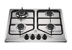 Cooktop 4 Bocas a Gás GLP Electrolux Inox KE4XC