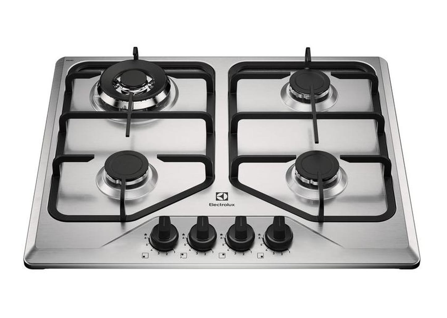 Cooktop 4 Bocas a Gás GLP Electrolux Inox KE4XC