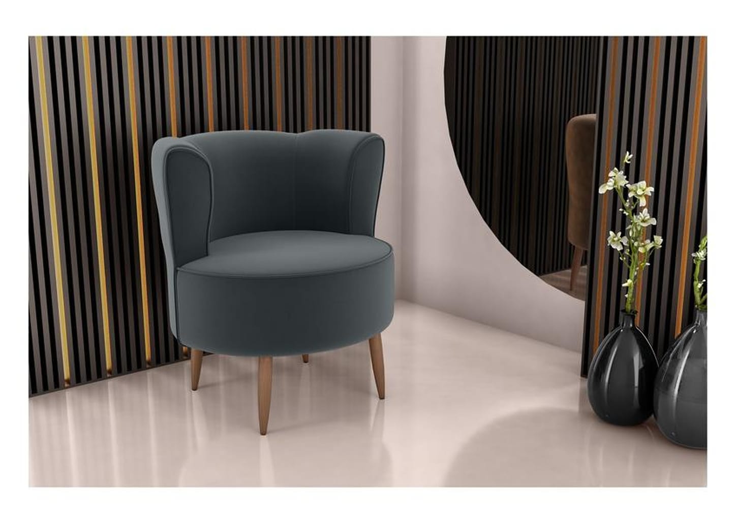 Poltrona Decorativa Moderna Matrix Savana