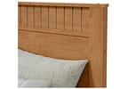 Cama Casal Móveis Lopas Athenas Amêndoa Clean e Off White