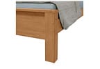 Cama Casal Móveis Lopas Athenas Amêndoa Clean e Off White