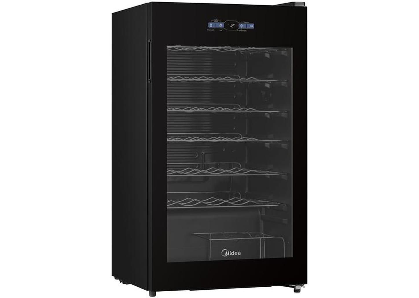 Adega Midea 34 Garrafas Preto com LED MDRW150FGGGL3