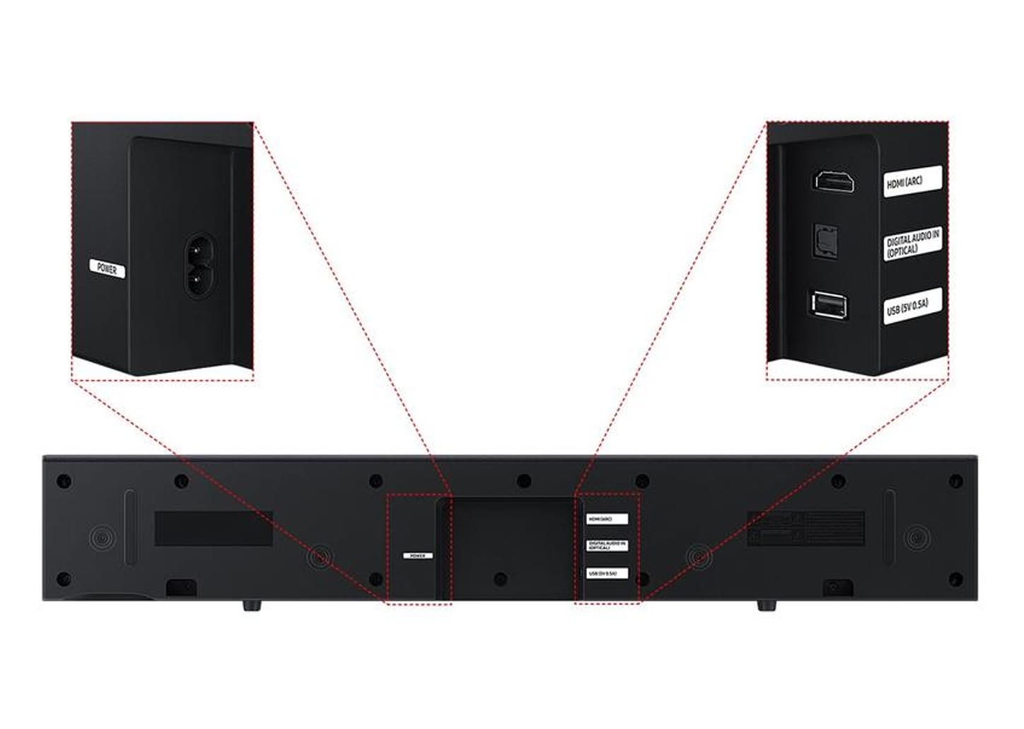 Soundbar Samsung B-Series HW-B400F 40W USB