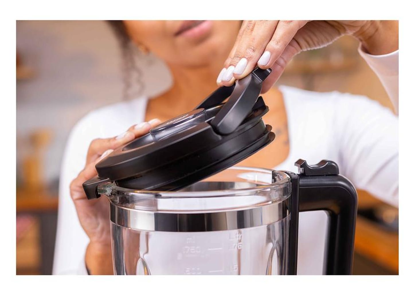 Liquidificador Wap Prosdócimo WB2000 Preto e Cinza 2L FW010341