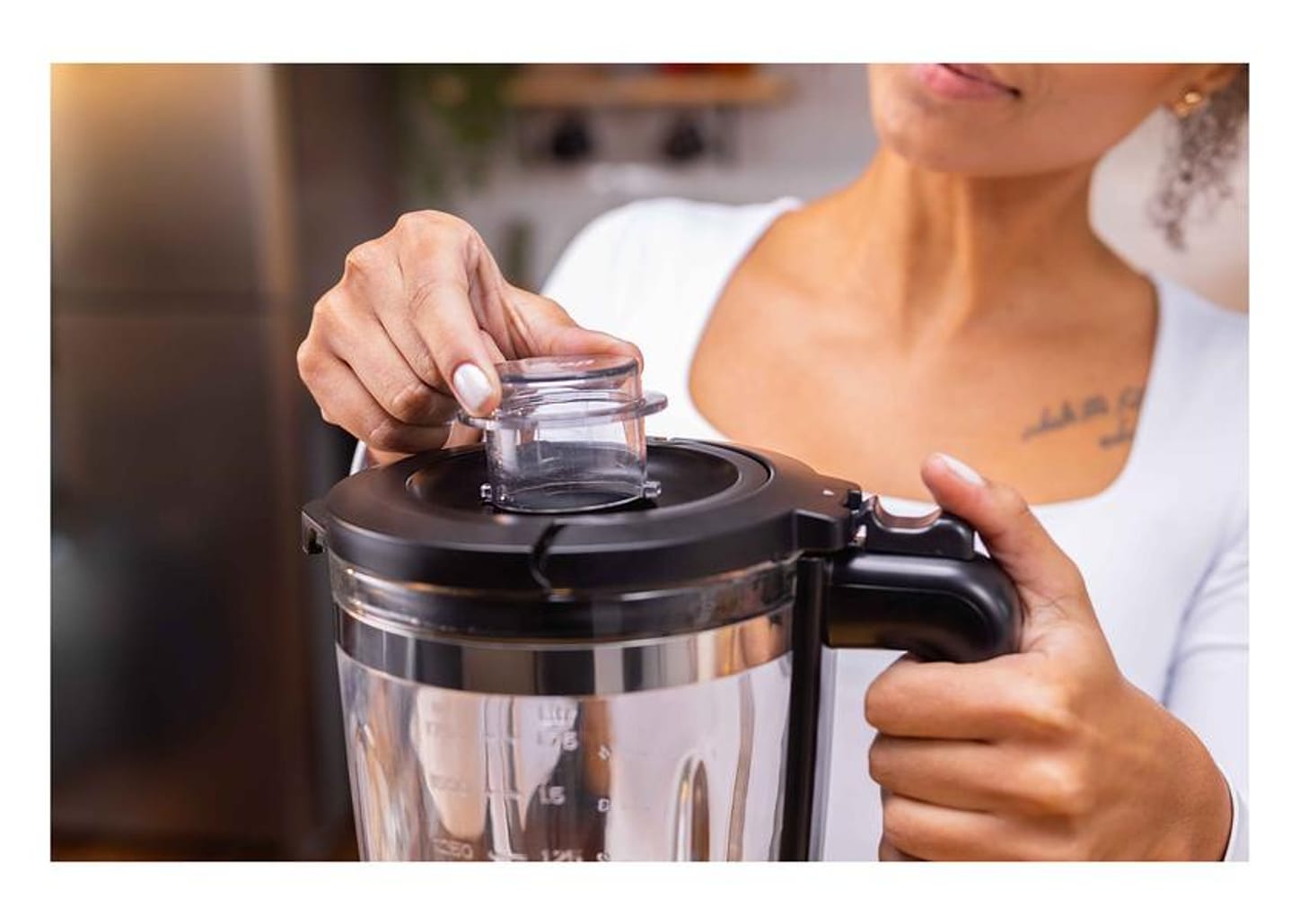 Liquidificador Wap Prosdócimo WB2000 Preto e Cinza 2L FW010341