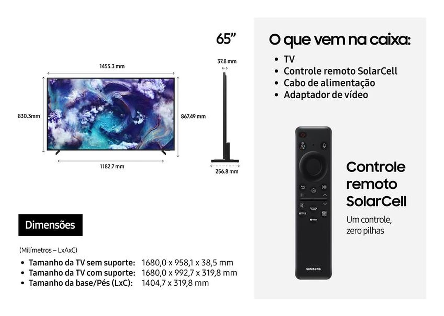 Smart TV 65" Samsung 8K Neo QLED Vision AI 65QN900F Tizen QN65QN900FGXZD 2025