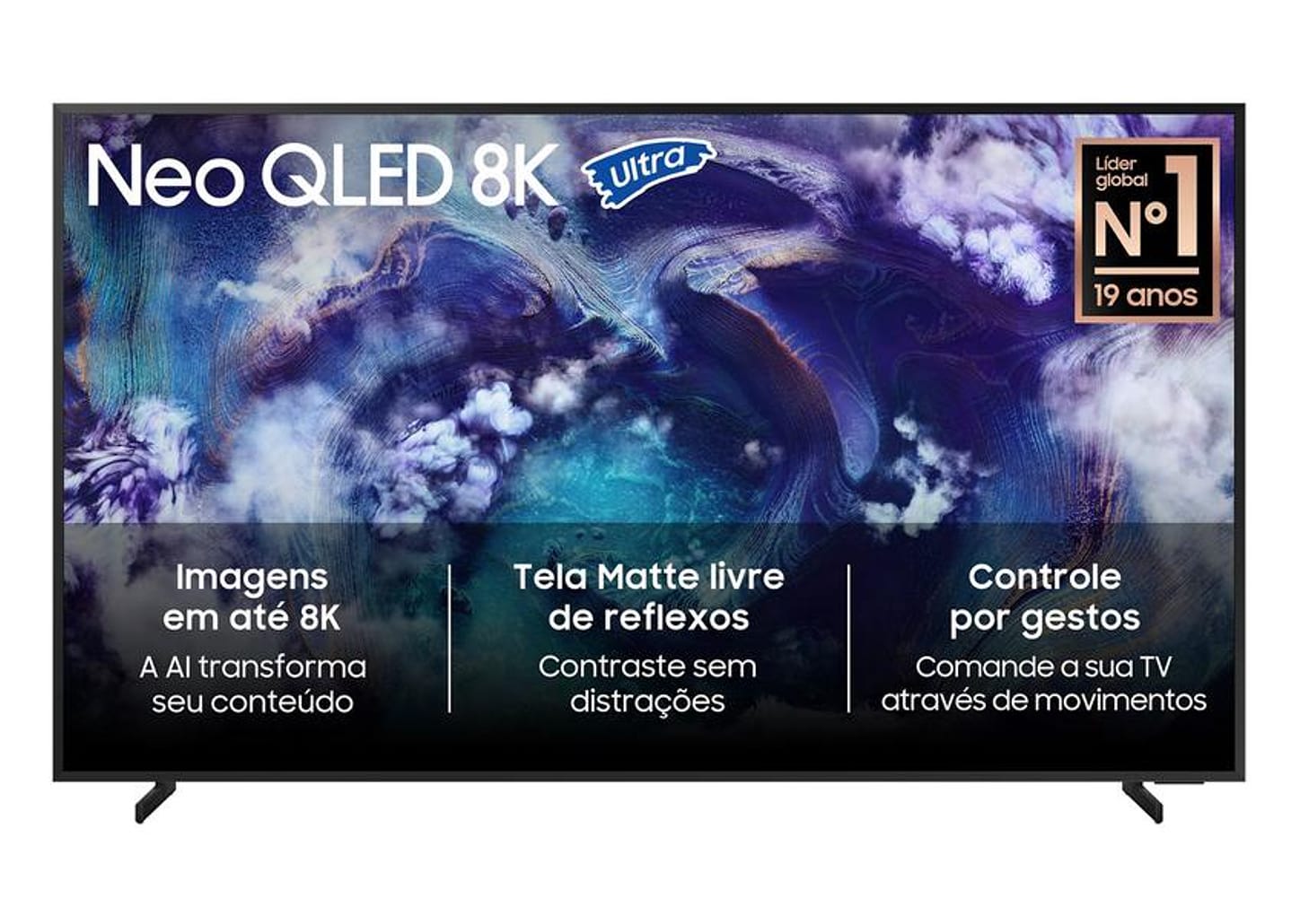 Smart TV 65" Samsung 8K Neo QLED Vision AI 65QN900F Tizen QN65QN900FGXZD 2025