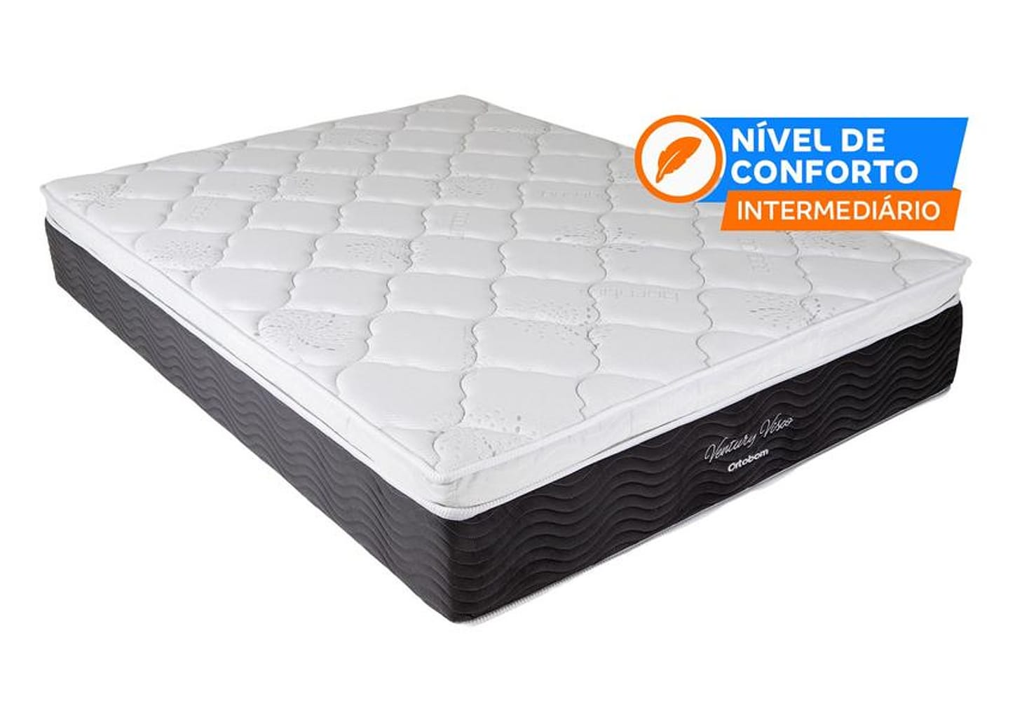 Colchão Queen Ortobom de Molas Ensacadas 31x158x198cm Ventury Visco