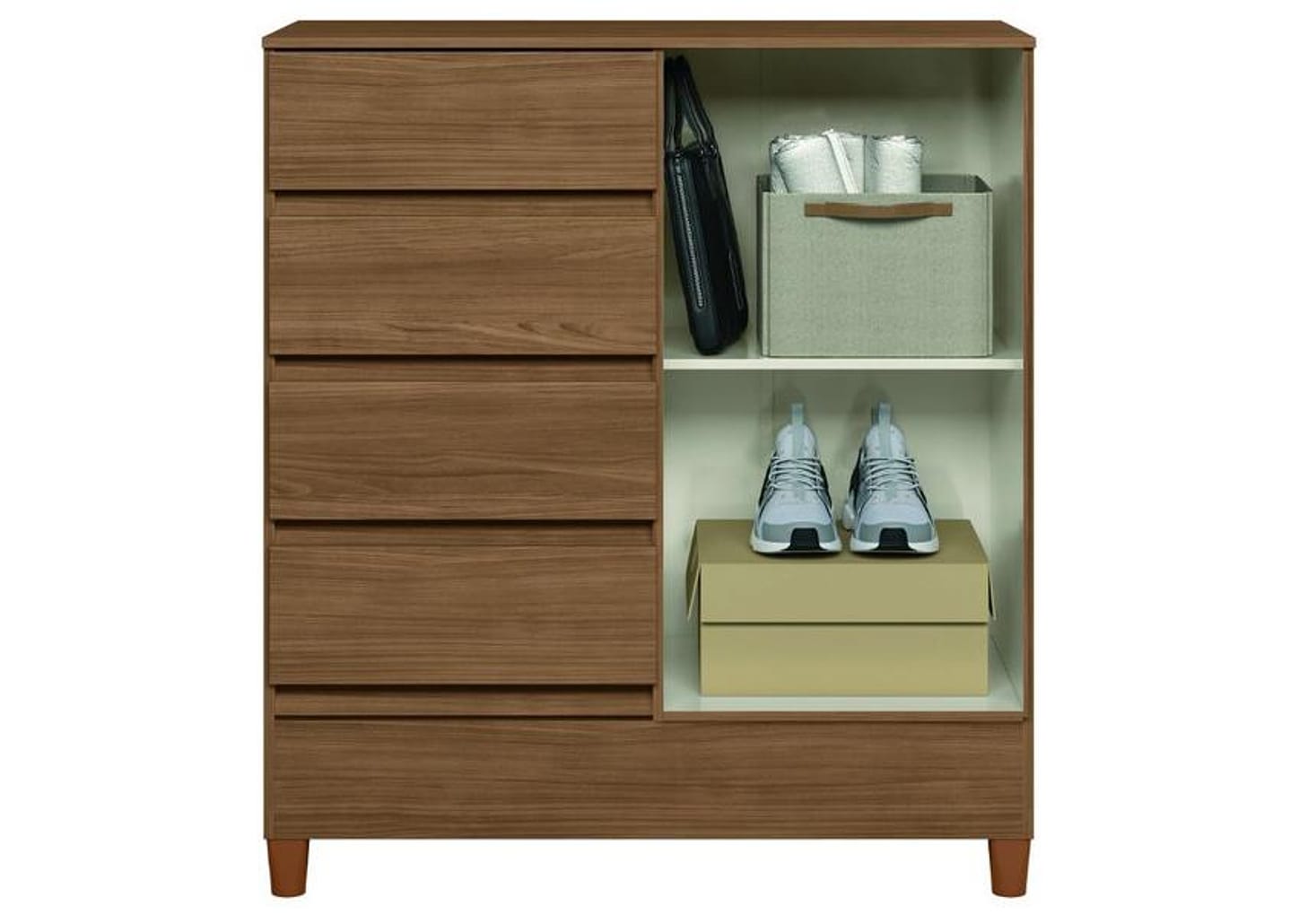 Cômoda 4 Gavetas Santos Andira Fit