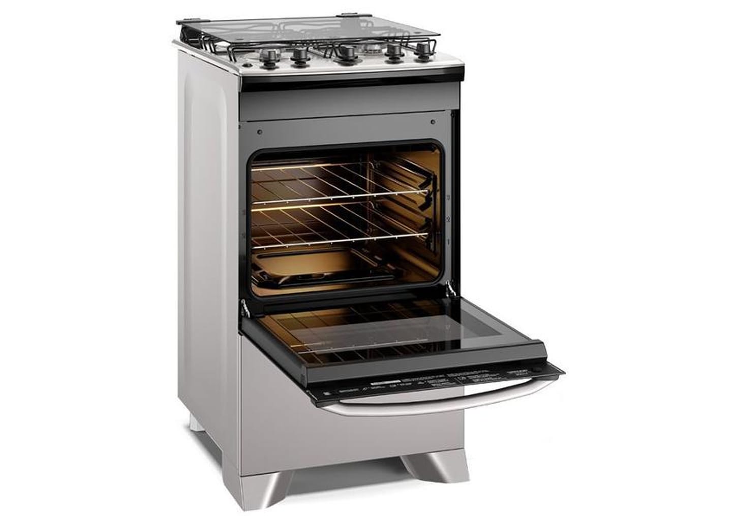 Fogão 4 Bocas Electrolux Cinza Efficient FE4IG