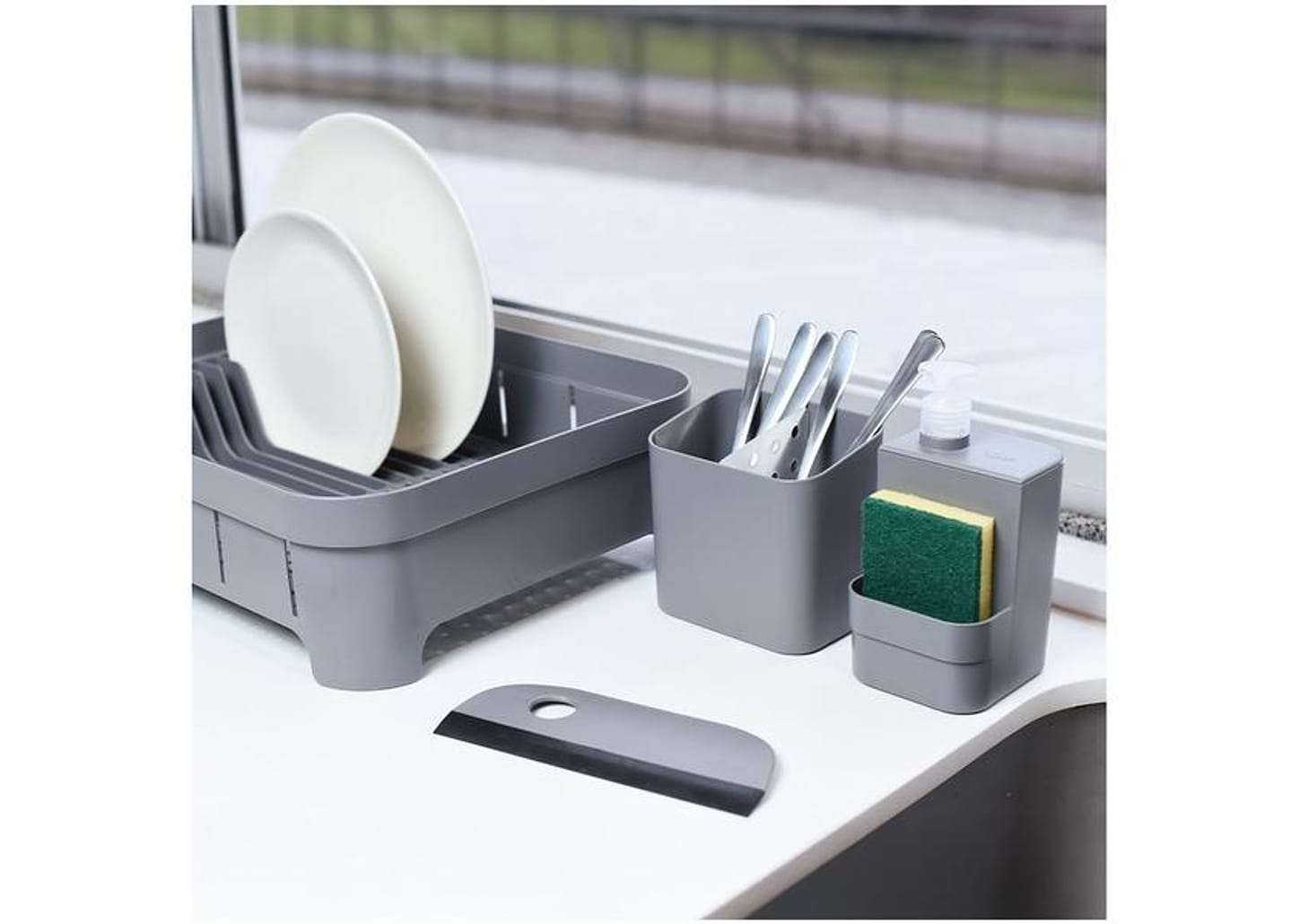 Kit Pia para Cozinha Chumbo Ou Trium 4 Peças