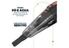 Aspirador de Pó e Água Portátil Britânia sem Fio a Bateria com Filtro HEPA 60W BASE01 Cinza 64903078
